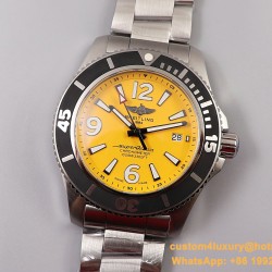 Breitling - Superocean 44mm SS/SS Yellow TF Asia 2824