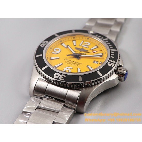 Breitling - Superocean 44mm SS/SS Yellow TF Asia 2824