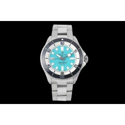 Superocean 44mm Black Bezel SS/SS Blue Dial TF A2824