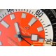 Superocean 42mm Black Bezel SS/RU orange Dial TF A2824