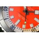Superocean 42mm Black Bezel SS/RU orange Dial TF A2824