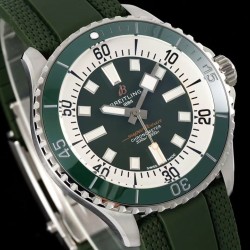 Superocean 42mm Green Bezel SS/RU Green Dial TF A2824