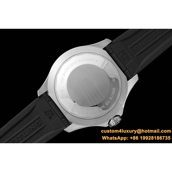 Superocean 42mm Black Bezel SS/RU Blue Dial TF A2824