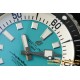 Superocean 42mm Black Bezel SS/RU Ice Blue Dial TF A2824