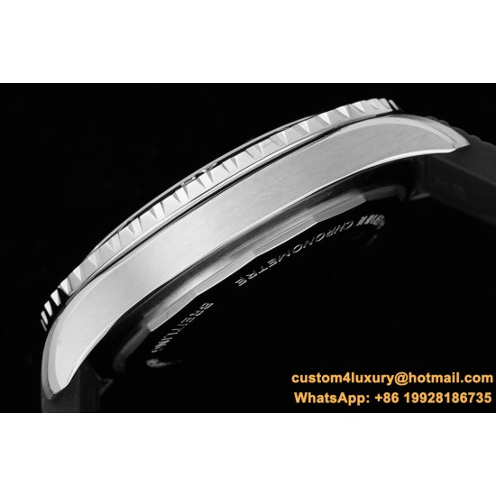Superocean 42mm Black Bezel SS/RU Ice Blue Dial TF A2824