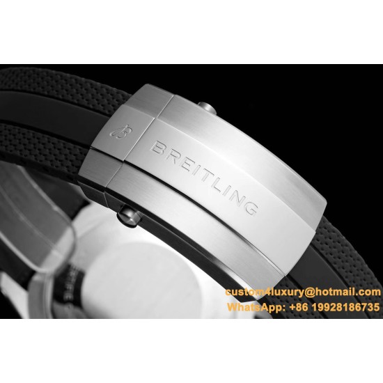 Superocean 42mm Black Bezel SS/RU Ice Blue Dial TF A2824