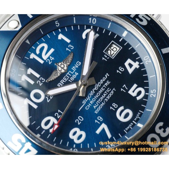Breitling - Superocean 44mm SS/SS Blue/Num TF Asia 2824