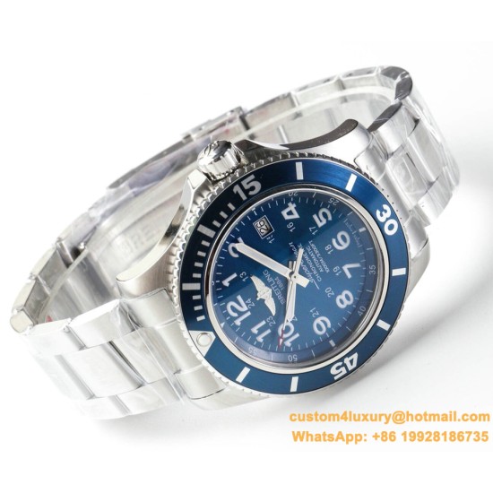 Breitling - Superocean 44mm SS/SS Blue/Num TF Asia 2824