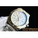 Breitling - Colt 44mm Chronograph Automatic SS/SS White/Stk GF A7750