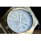 Breitling - Colt 44mm Chronograph Automatic SS/SS White/Stk GF A7750