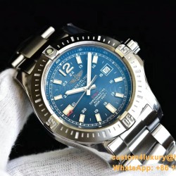 Breitling - Colt 44mm Chronograph Automatic SS/SS Blue/Stk GF A7750