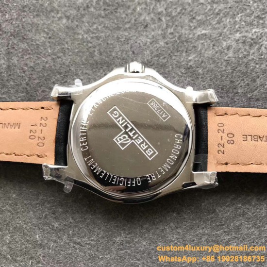 Breitling - Colt 44mm Chronograph Automatic SS/LE Black/Stk GF A7750