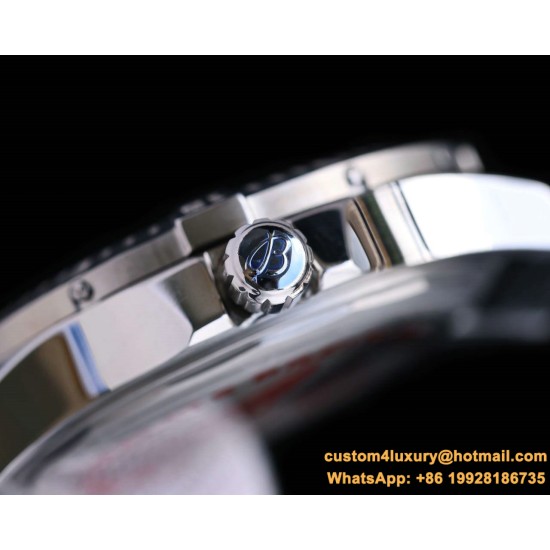 Breitling - Colt 41mm Chronograph Automatic SS/LE Blue/Stk TRF A7750