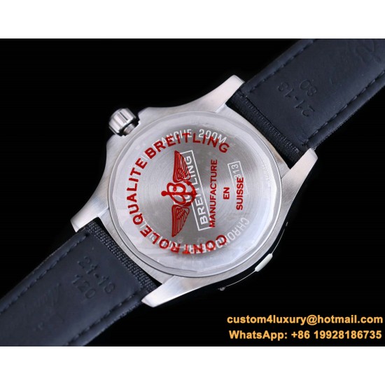 Breitling - Colt 41mm Chronograph Automatic SS/LE Blue/Stk TRF A7750