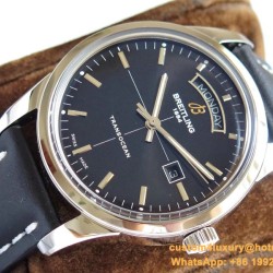 Breitling - Transocean Day Date SS/LE Black V7F Asia 2824