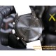 Professional Chronograph PVD Black Dial On White Strap Swiss Quartz