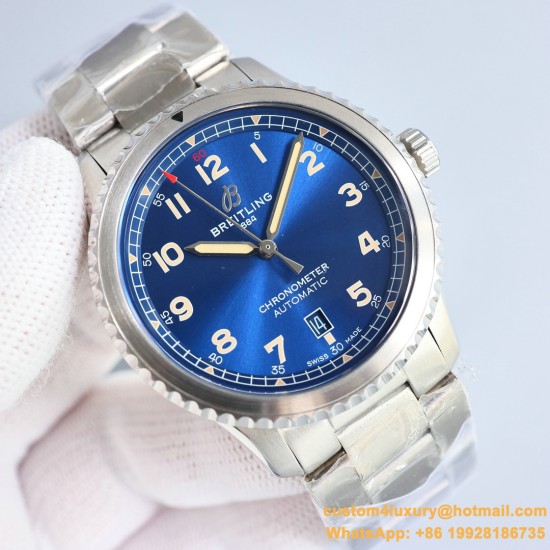 Aviator 8 41mm SS/SS Black Dial TF A2824