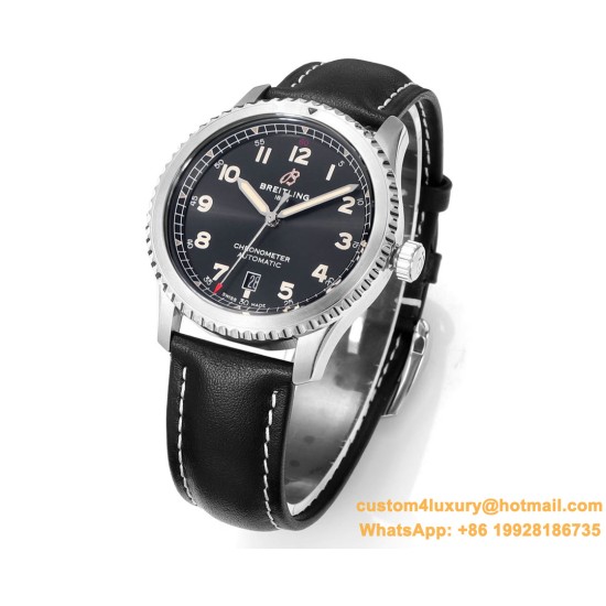Aviator 8 41mm SS/LE Black Dial TF A2824