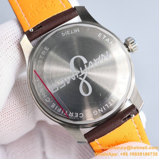 Aviator 8 41mm SS/LE Blue Dial TF A2824