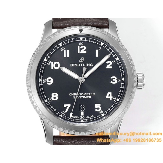Aviator 8 41mm SS/LE Grey Dial TF A2824