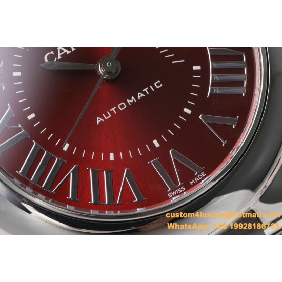 Ballon Bleu De Cartier 33mm SS/SS Red Dial AF NH05