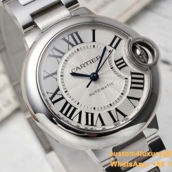 Ballon Bleu De Cartier 33mm SS/SS White Dial AF NH05