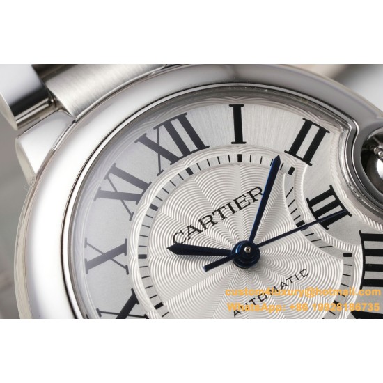 Ballon Bleu De Cartier 33mm SS/SS White Dial AF NH05