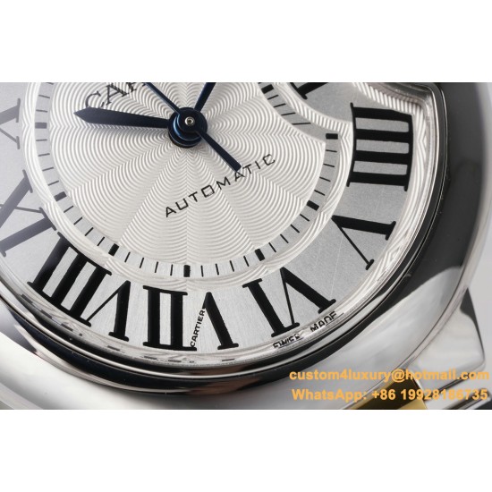 Ballon Bleu De Cartier 33mm YG/SS White/Rmn AF NH05