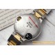 Ballon Bleu De Cartier 33mm YG/SS White/Rmn AF NH05
