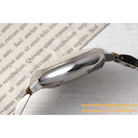 Ballon Bleu De Cartier 33mm YG/SS White/Rmn AF NH05