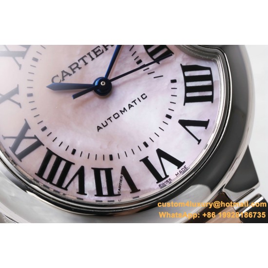 Ballon Bleu De Cartier 33mm RG/SS Pink Mop Dial AF NH05