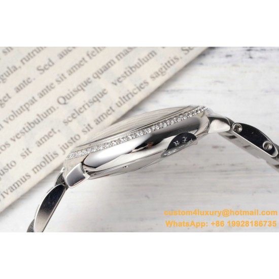 Ballon Bleu De Cartier 33mm Dia SS/SS White Dial AF NH05