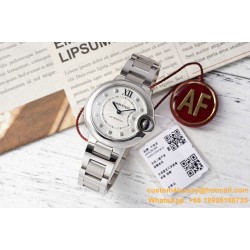 Ballon Bleu De Cartier 33mm SS/SS White/Dia AF NH05