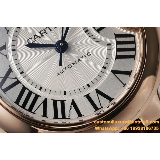 Ballon Bleu De Cartier 33mm RG/LE White/Rmn AF NH05