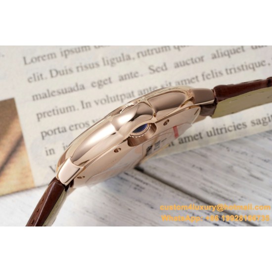Ballon Bleu De Cartier 33mm RG/LE White/Rmn AF NH05