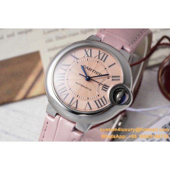 Ballon Bleu De Cartier 33mm SS/LE Pink Dial AF NH05