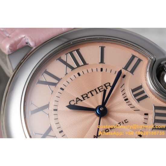 Ballon Bleu De Cartier 33mm SS/LE Pink Dial AF NH05