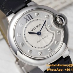 Ballon Bleu De Cartier 33mm SS/LE White/Dia AF NH05