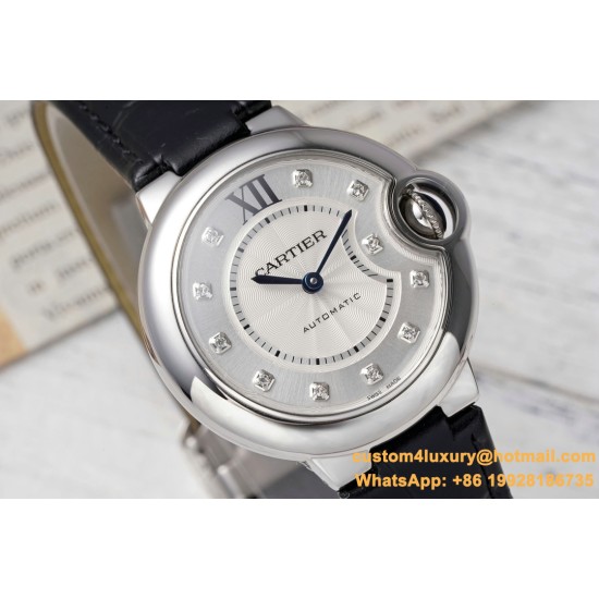 Ballon Bleu De Cartier 33mm SS/LE White/Dia AF NH05