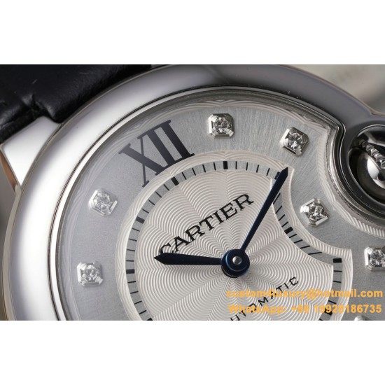 Ballon Bleu De Cartier 33mm SS/LE White/Dia AF NH05