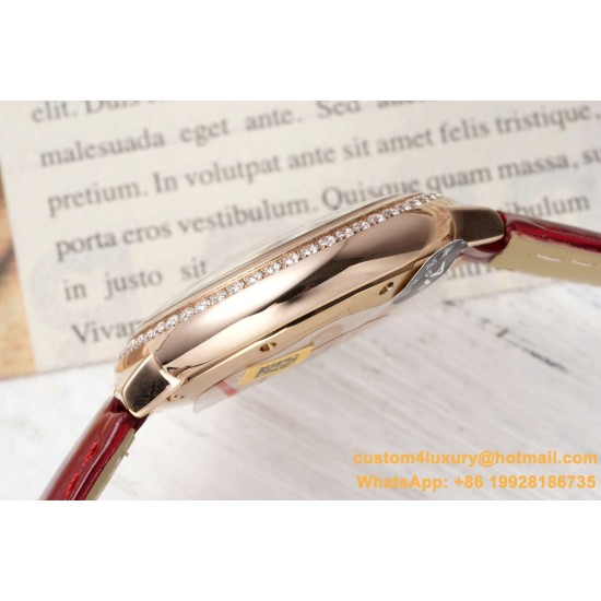 Ballon Bleu De Cartier 33mm Dia RG/LE White/Rmn AF NH05