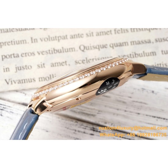 Ballon Bleu De Cartier 33mm Dia RG/LE Gold/Rmn AF NH05