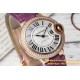 Ballon Bleu De Cartier 33mm Dia RG/LE White Textured Dial AF NH05