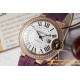 Ballon Bleu De Cartier 33mm Dia RG/LE White Textured Dial AF NH05
