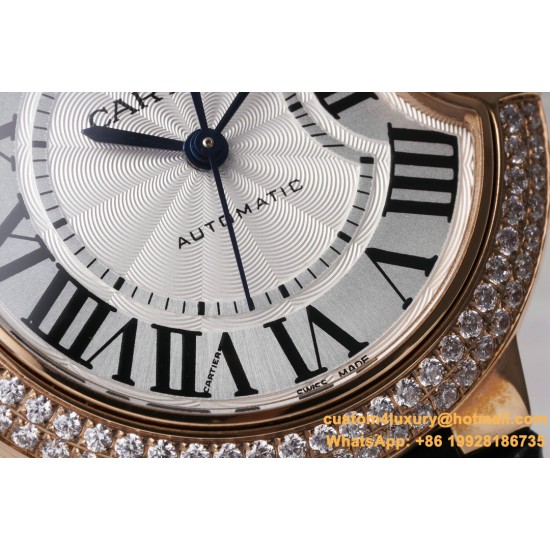 Ballon Bleu De Cartier 33mm Dia RG/LE White/Rmn AF NH05