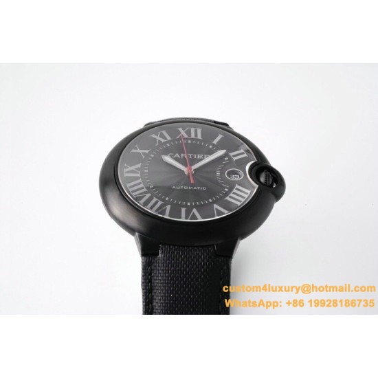 Ballon Bleu De Cartier 42mm DLC/LE Black Dial AF A2824