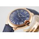Ballon Bleu De Cartier 42mm RG/LE Blue Dial AF A2824