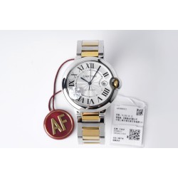 Ballon Bleu De Cartier 42mm YG/SS White Dial AF A2824