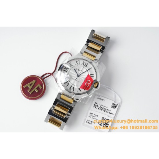 Ballon Bleu De Cartier 42mm YG/SS White Dial AF A2824
