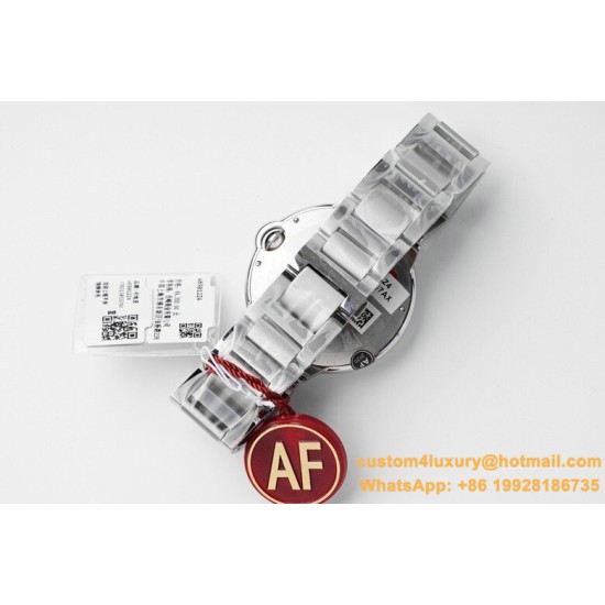 Ballon Bleu De Cartier 42mm SS/SS White Dial AF A2824